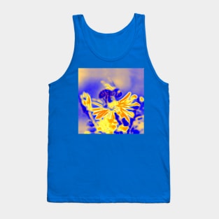 Flower with Honey Bee Tank Top